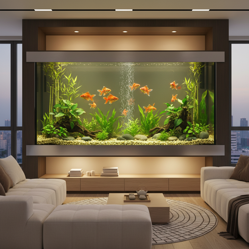 Phong thủy bể cá — chiêu tài bằng nguyên tố Thủy