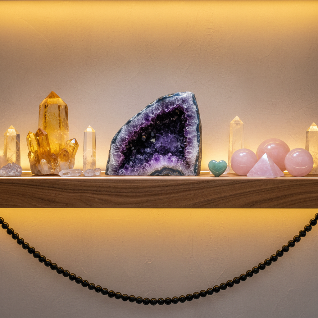 Phong thủy đá quý & thạch anh — năng lượng khoáng vật