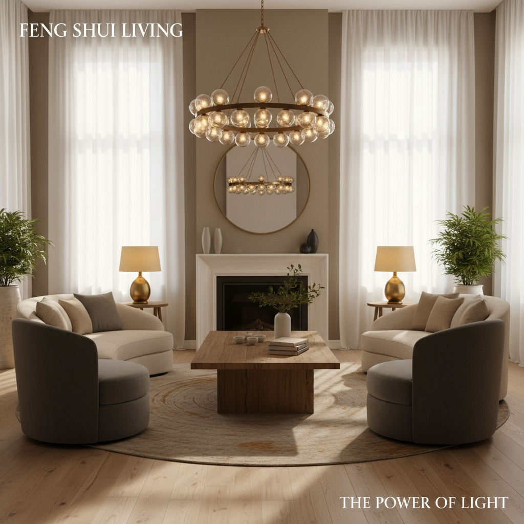 Phong thủy ánh sáng và đèn chiếu sáng