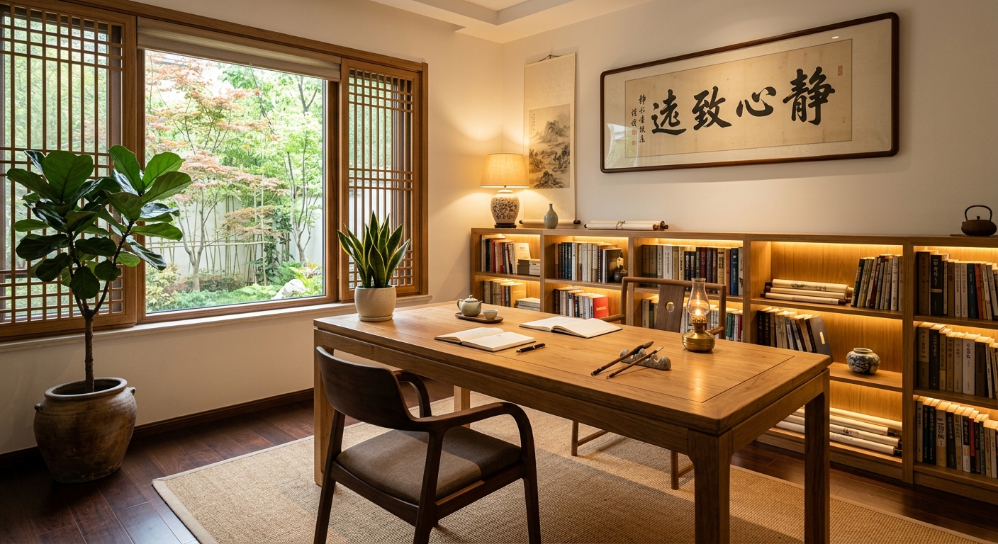 Phong thủy thư phòng toàn diện