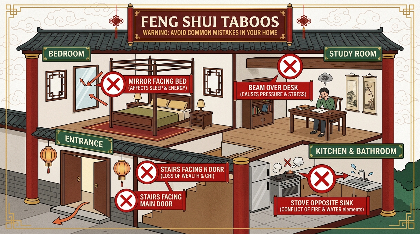 Kiêng kỵ phong thủy toàn diện