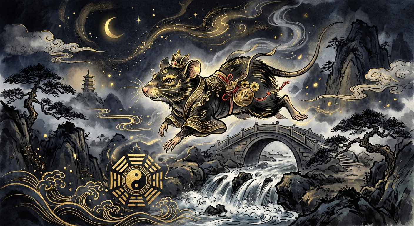 Hình minh họa tuổi Tý - Chuột phong thủy 2026